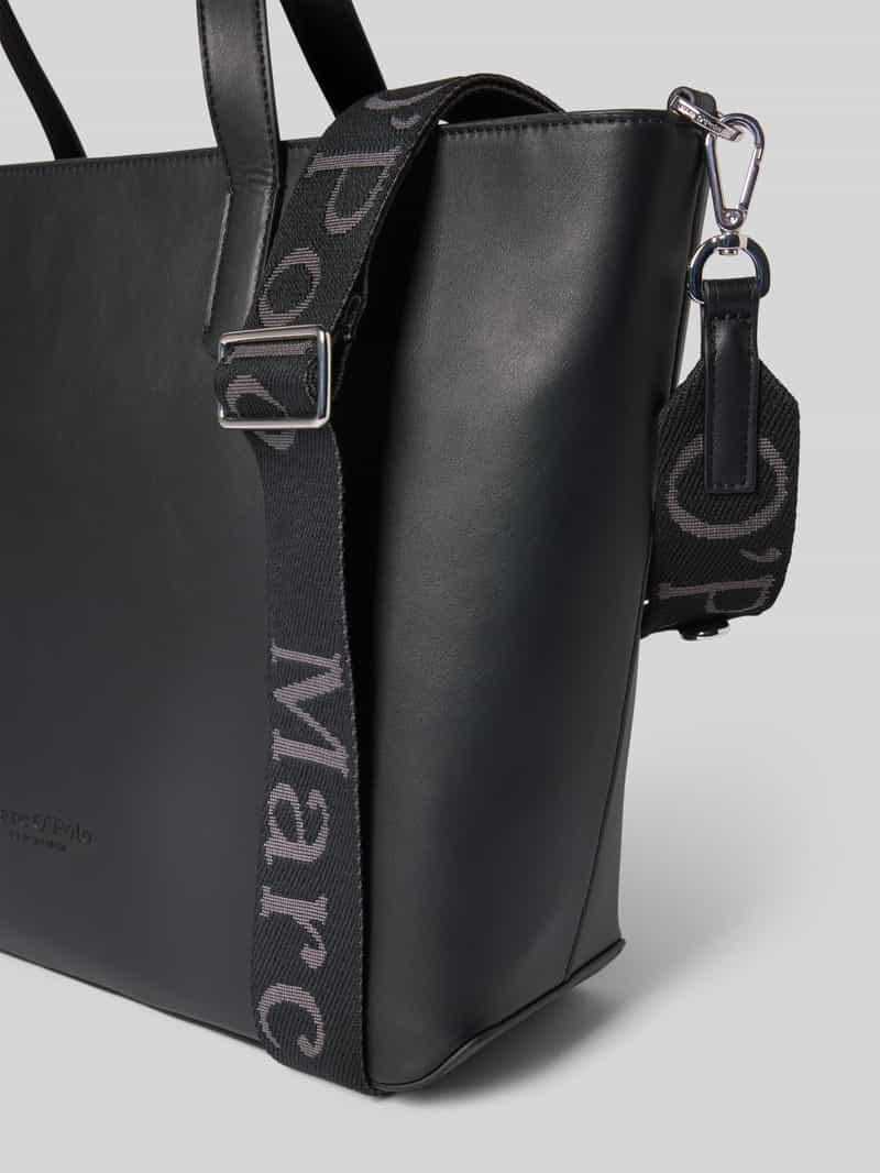 Marc O'Polo Shopper in leerlook en twee draagvarianten