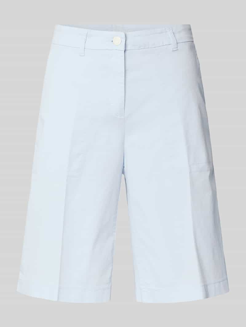 CAMBIO Wide leg korte broek met persplooien model 'STELLA BERM'