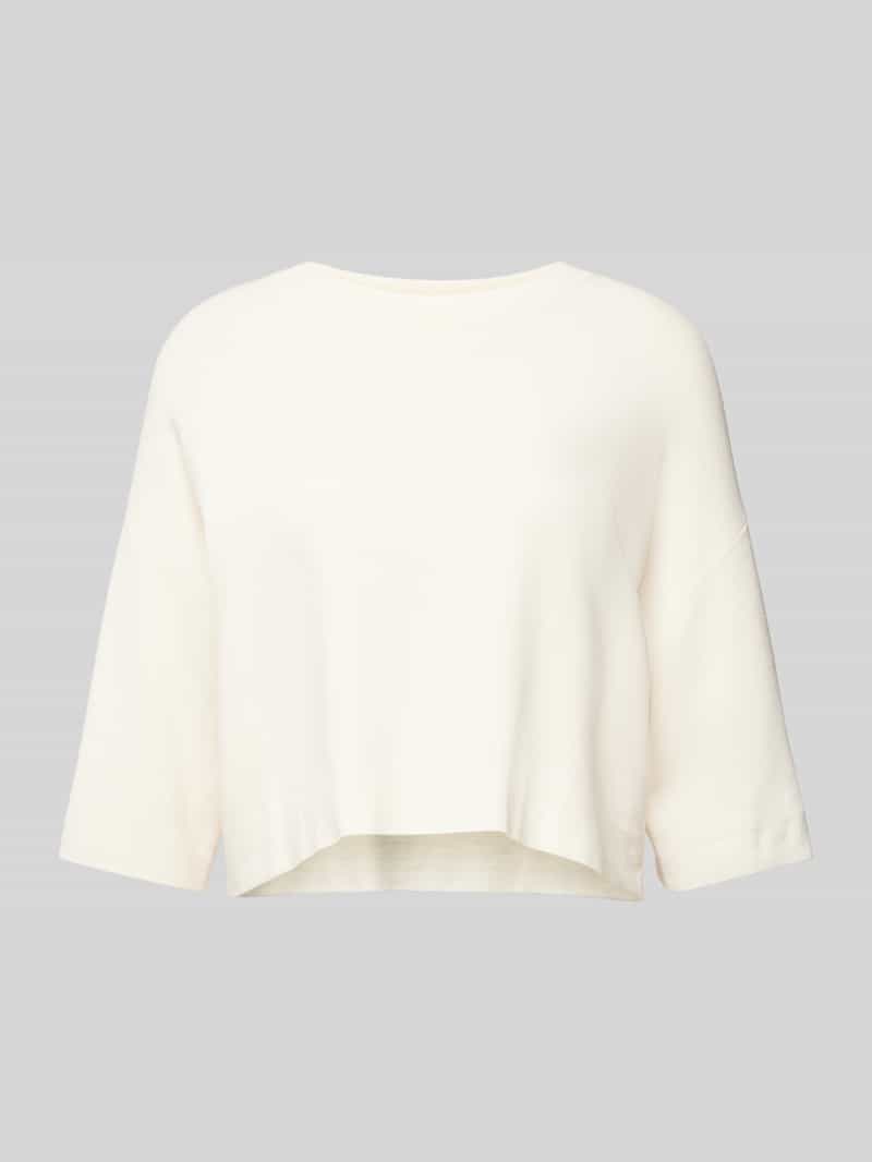 Weekend Max Mara Kort gebreid shirt met ronde hals model 'AMATO'