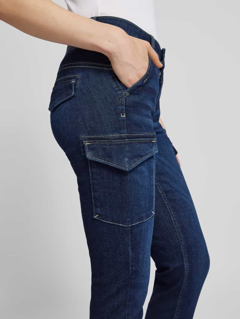 Gang Relaxed fit jeans met cargozakken model 'AMELIE'