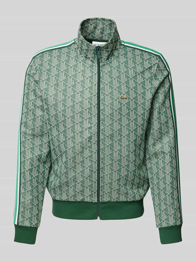 Lacoste Sweatjack met logobadge