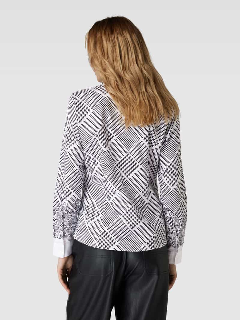 Blouse met all-over motief Christian Berg Woman