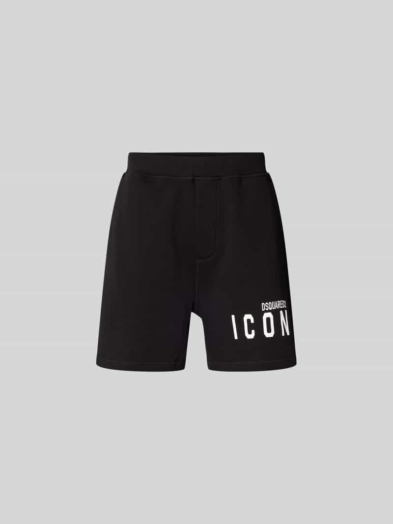 Sweatshorts met elastische band