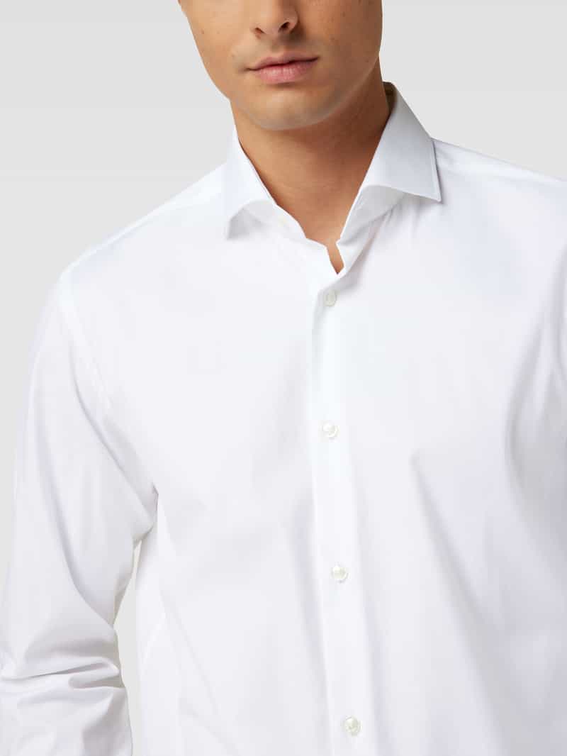 Boss Regular fit zakelijk overhemd met haaikraag