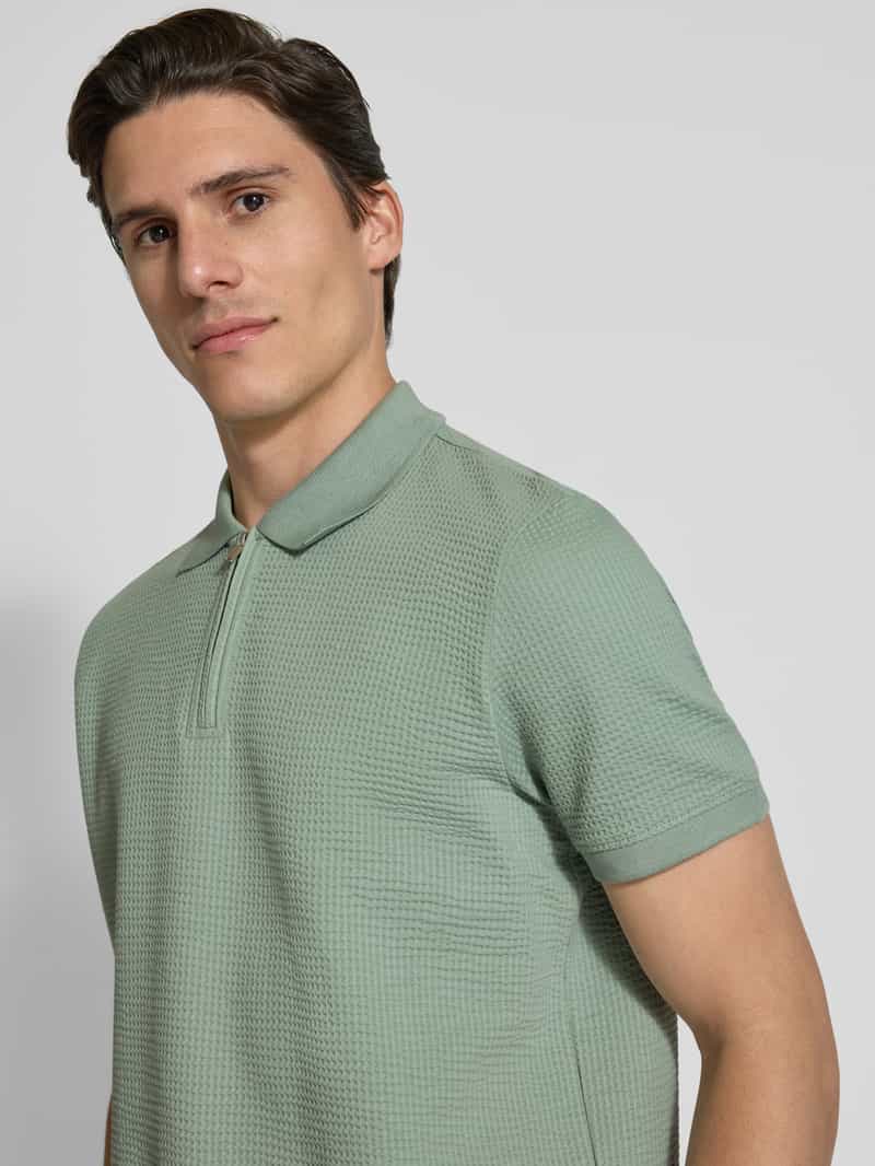 MCNEAL Poloshirt met korte ritssluiting