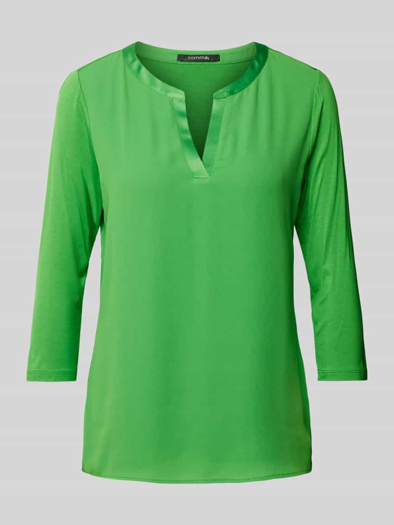 T-shirt met 3/4-mouwen