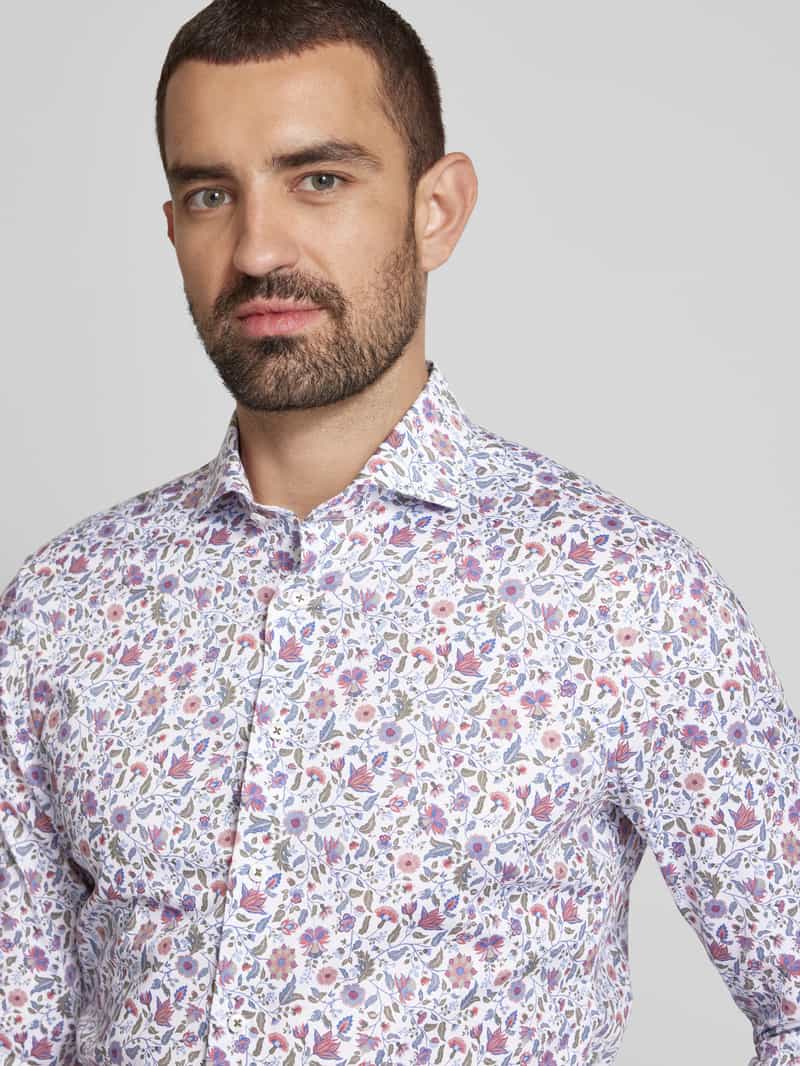 ETERNA SLIM FIT Slim fit zakelijk overhemd met haaikraag