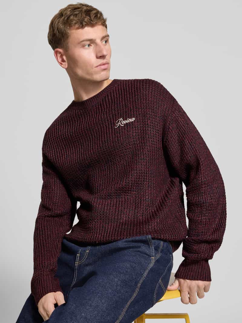 REVIEW Gebreide pullover met ronde hals
