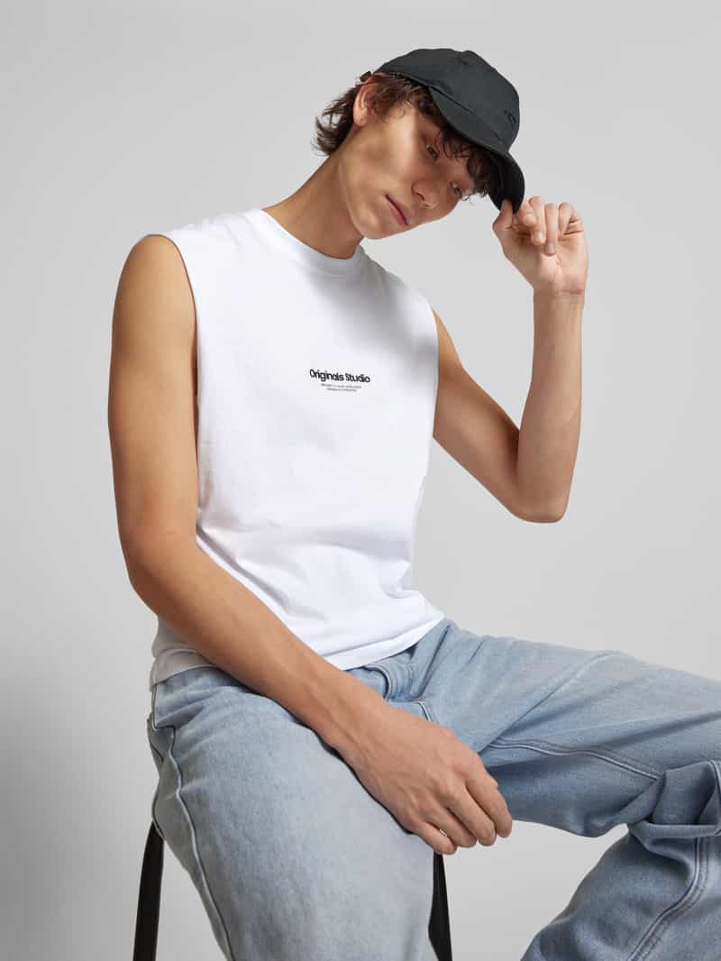 jack & jones Tanktop met labelprint model 'VESTERBRO'