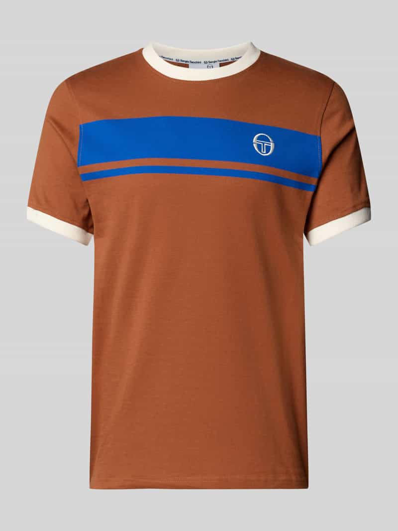 Sergio Tacchini T-shirt met ribboorden