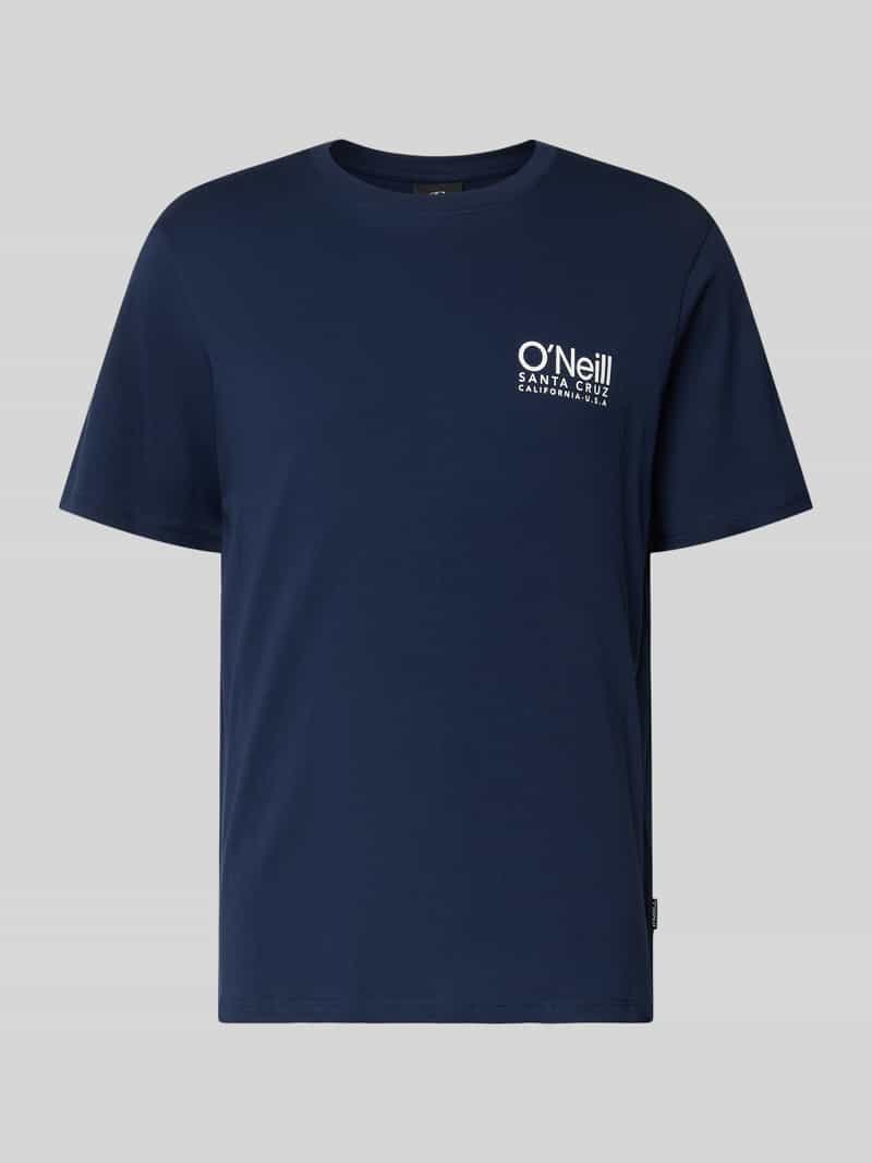 O'Neill T-shirt met logoprint en ronde hals