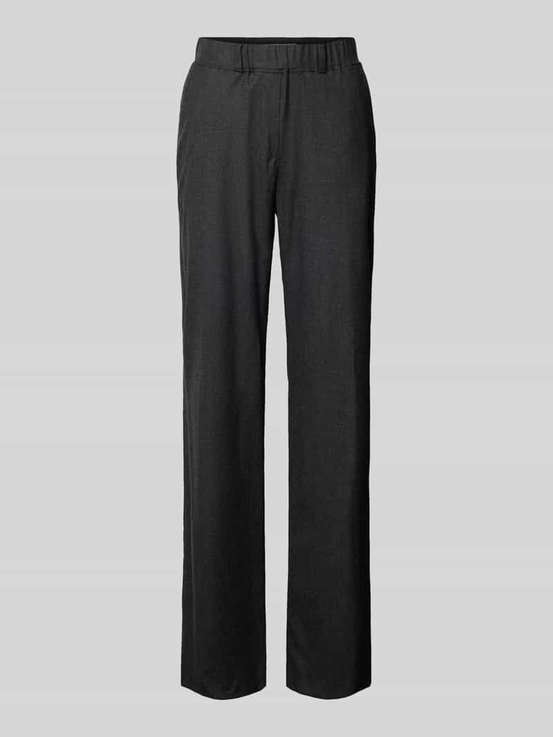 Raphaela By Brax Slim fit broek met elastische band model 'Pam Flared'