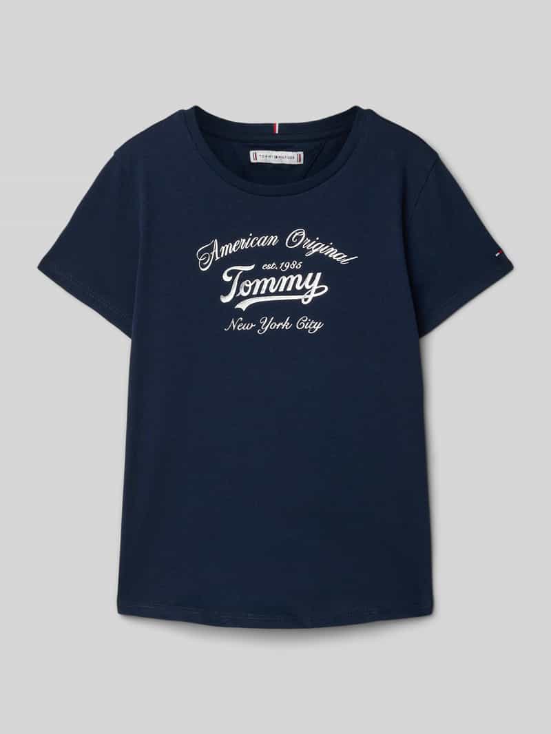 Tommy Hilfiger Teens Regular fit T-shirt van katoenmix