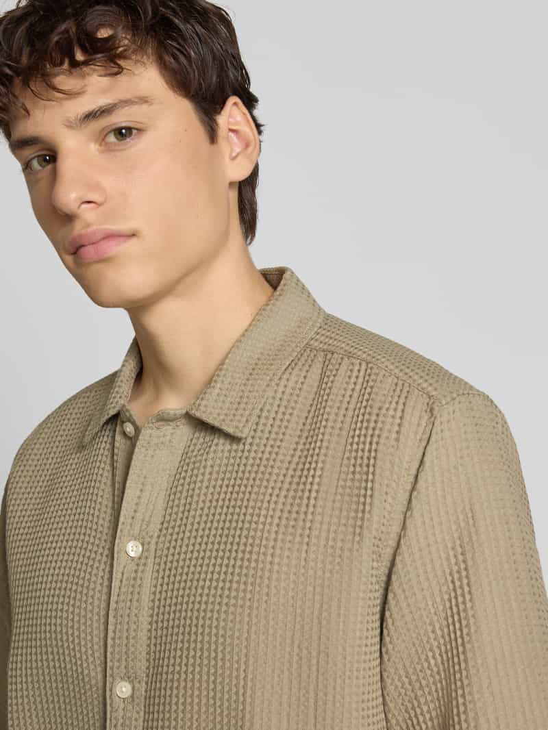 Only & Sons Regular fit vrijetijdsoverhemd van puur katoen