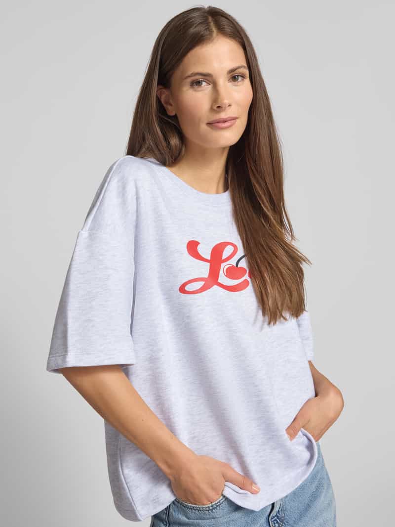 miss goodlife Sweatshirt met 1 2-mouwen en ronde hals
