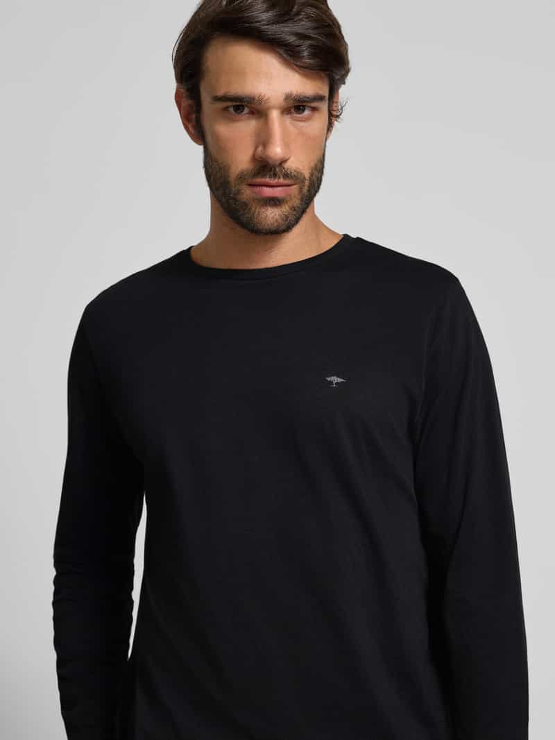 FYNCH-HATTON Gebreide pullover met logodetail