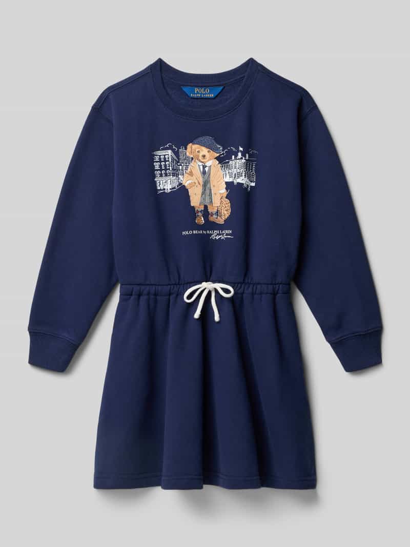 Polo Ralph Lauren Kids Regular fit jurk met logoprint