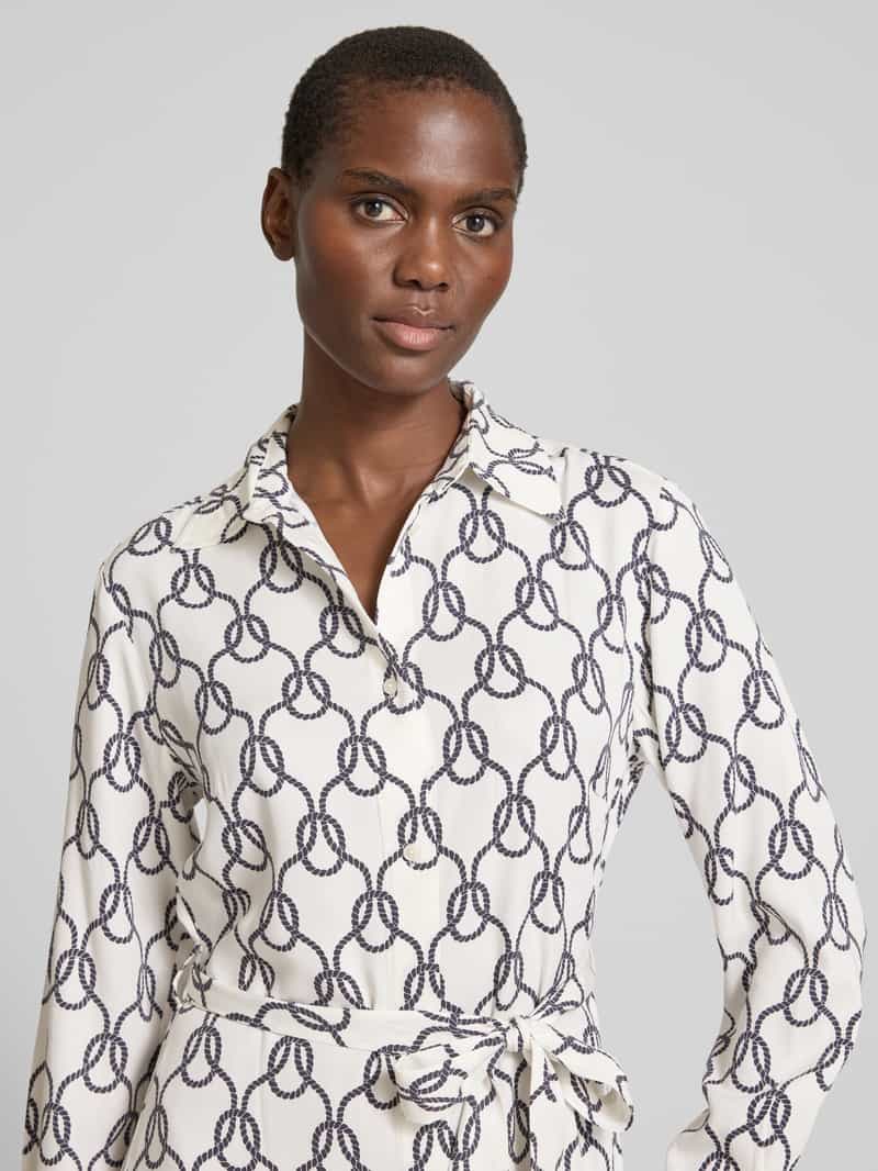 Gant Midi-jurk met strikceintuur