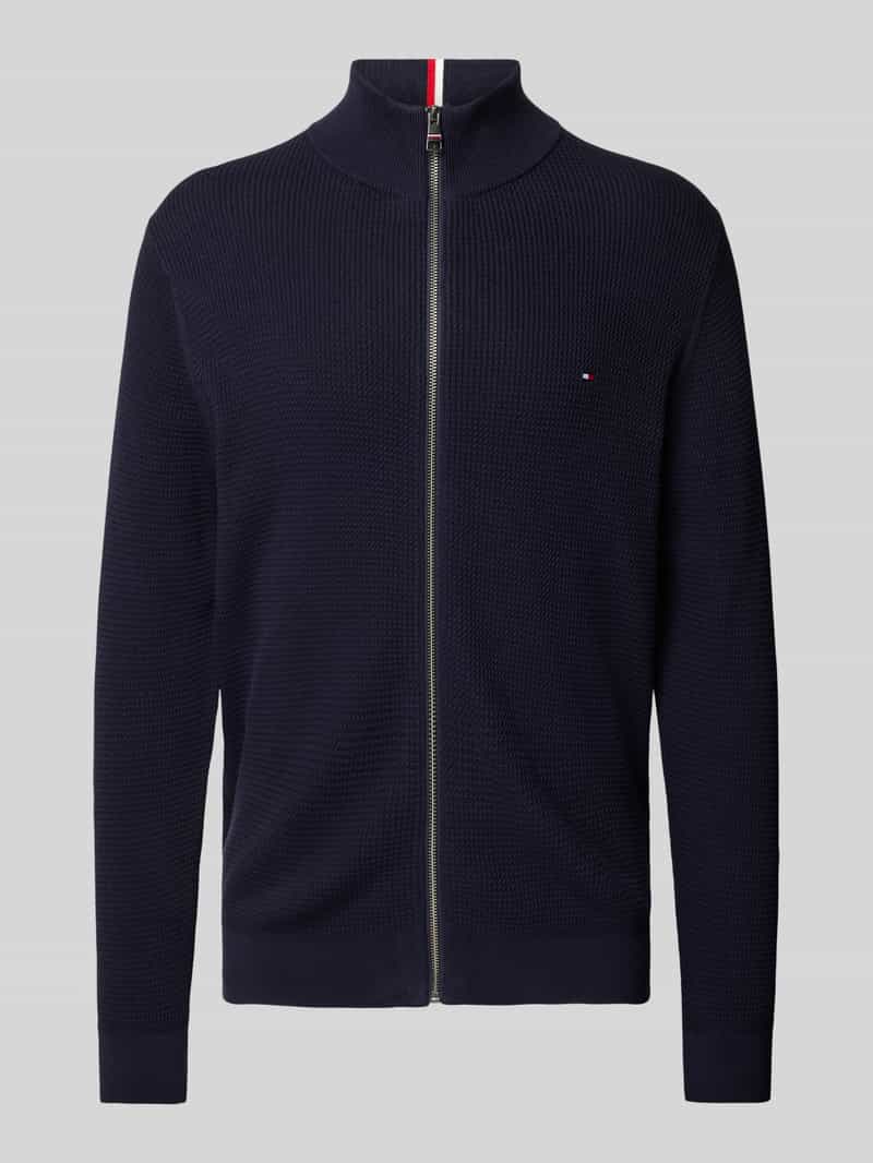 Tommy Hilfiger Gebreid vest met opstaande kraag