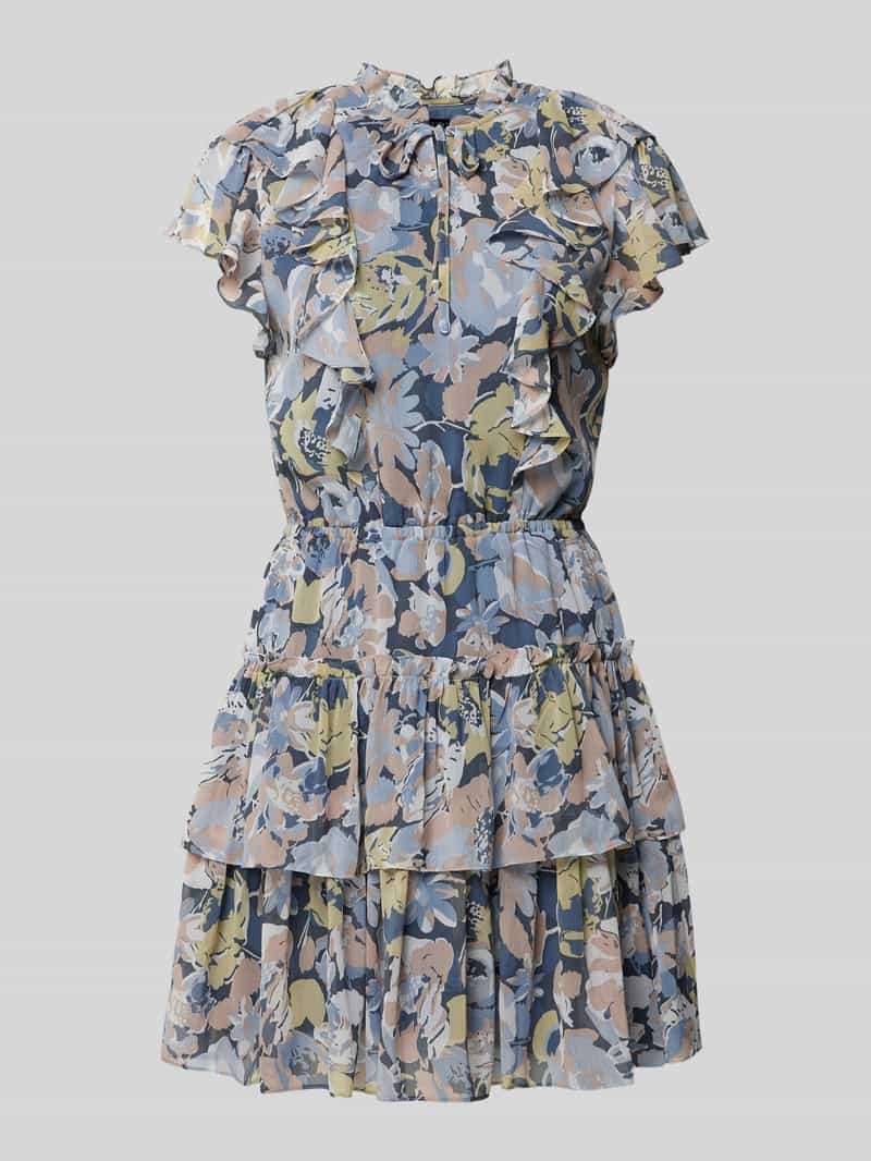 Lauren Ralph Lauren Mini-jurk met volants model 'DEVANY'