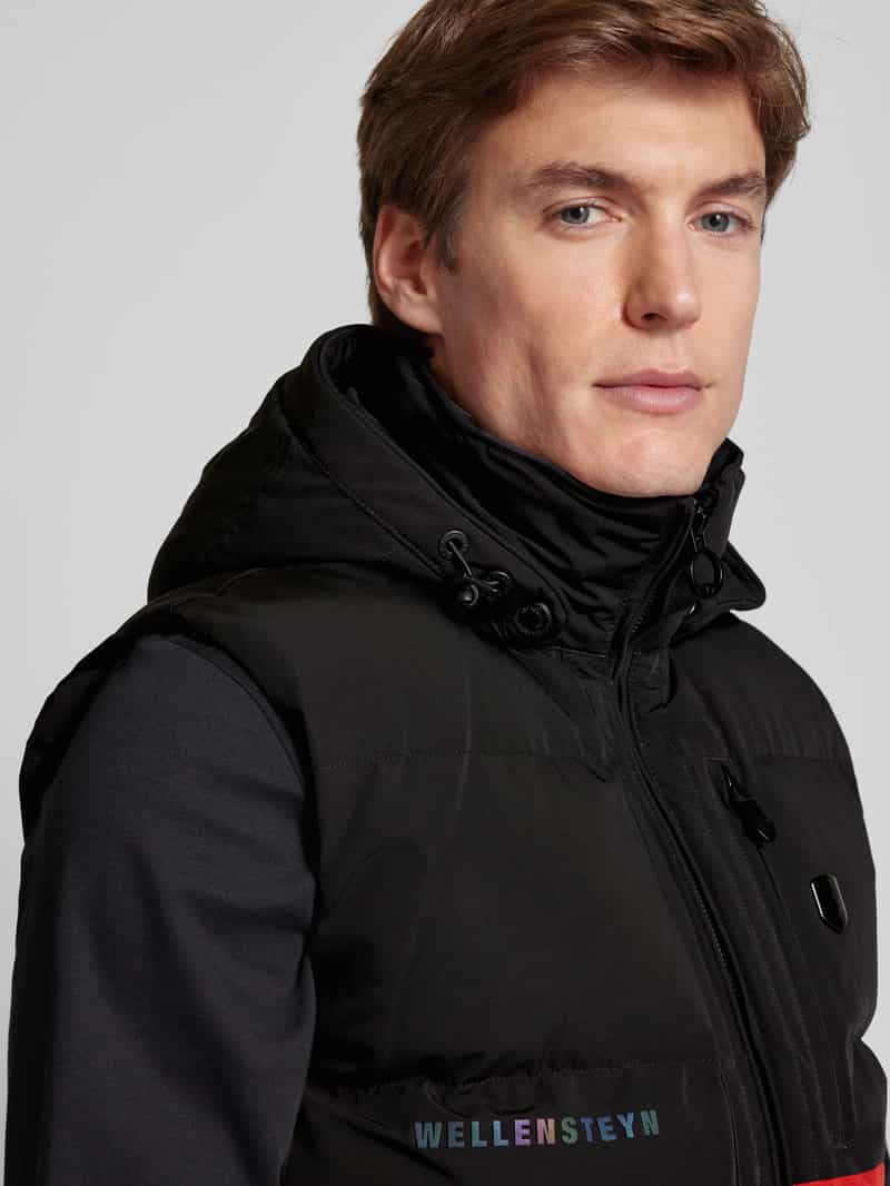 Wellensteyn Regular fit functionele bodywarmer met capuchon model 'ROYAL FLASH'
