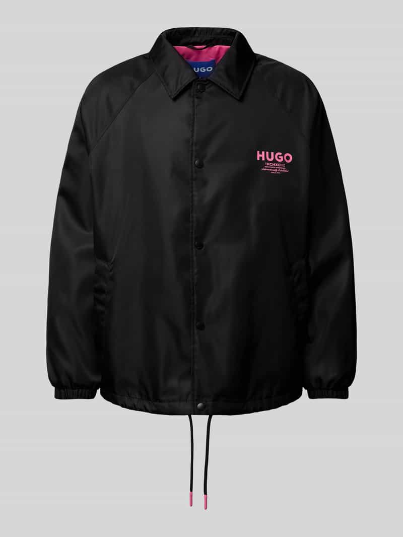 Hugo Blue Jack met labelprint model 'Biyo'