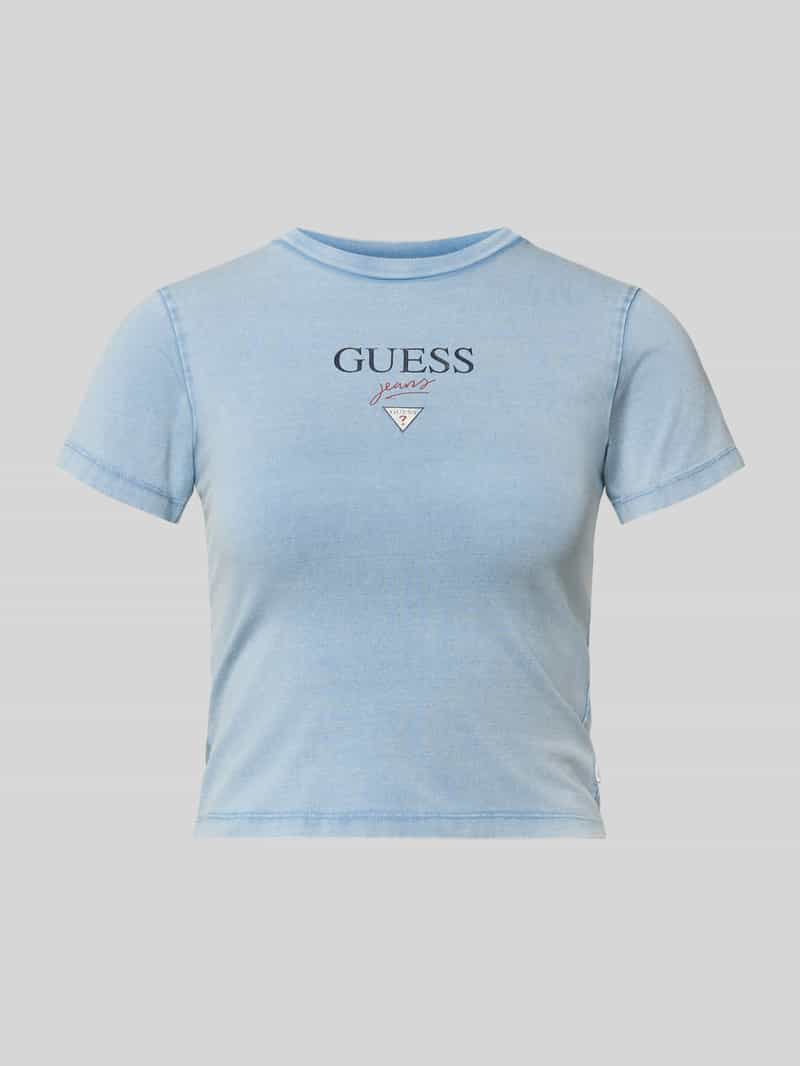 Kort T-shirt met logo model 'BABY BAKER TEE'