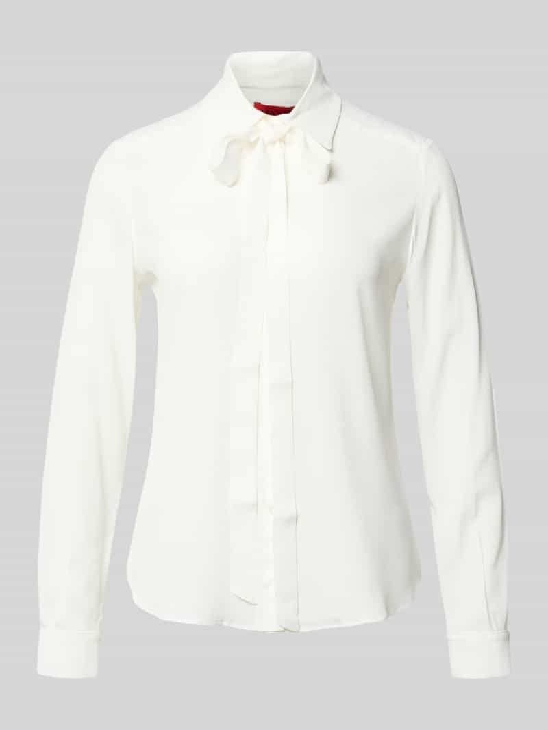 MAX&Co. Regular fit overhemdblouse met zijde model 'ATENEO'