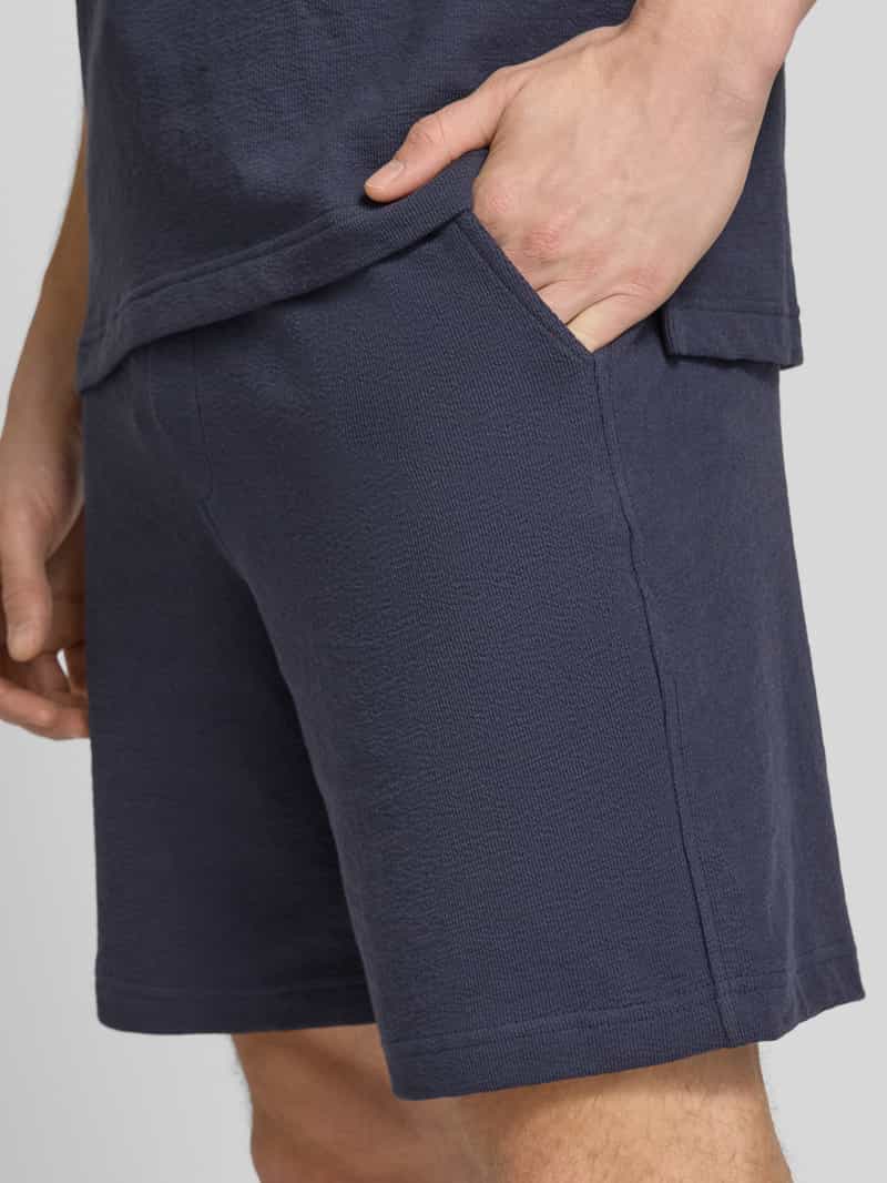 ECOALF Regular fit korte broek met structuurmotief model 'SARDAALF'