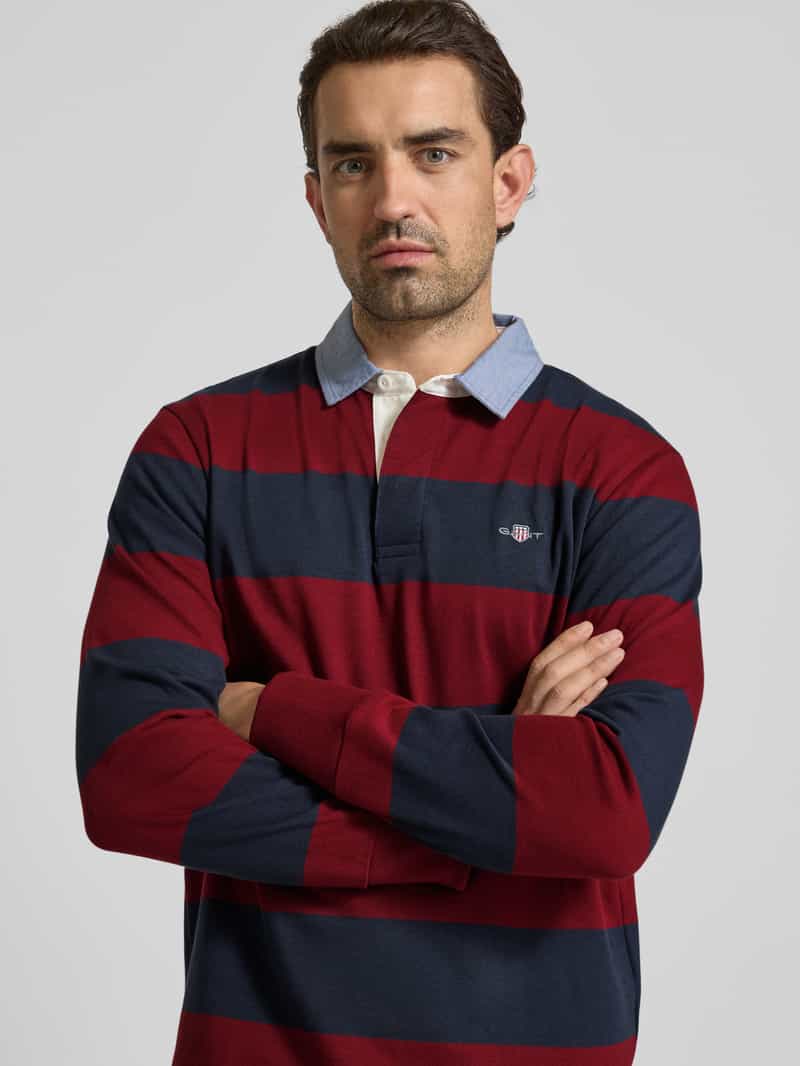 Gant Sweatshirt met geribde mouwboorden