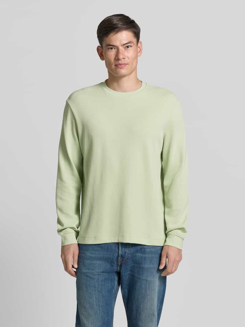 Boss regular fit shirt met lange mouwen van katoenmix model 'WE-TEMPEST' mint, foto 4