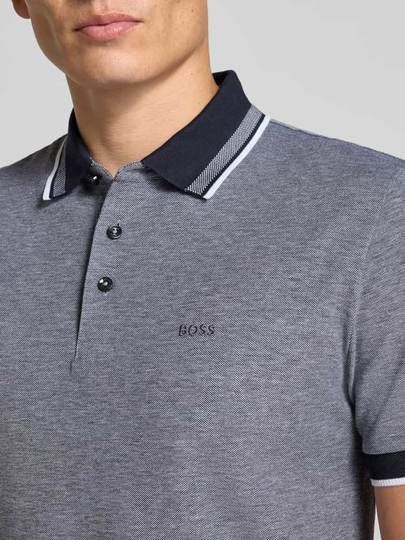 Boss Regular fit poloshirt van puur katoen