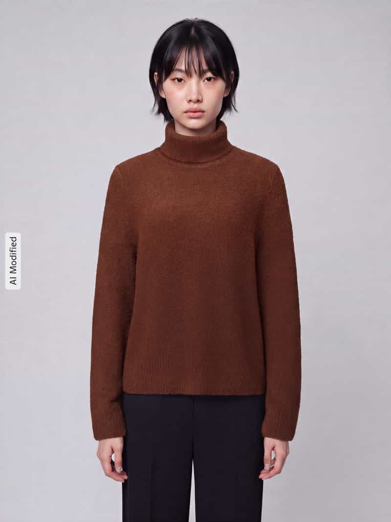 Boss relaxed fit col-pullover uit mix van scheerwol en kasjmier model 'Febisana'