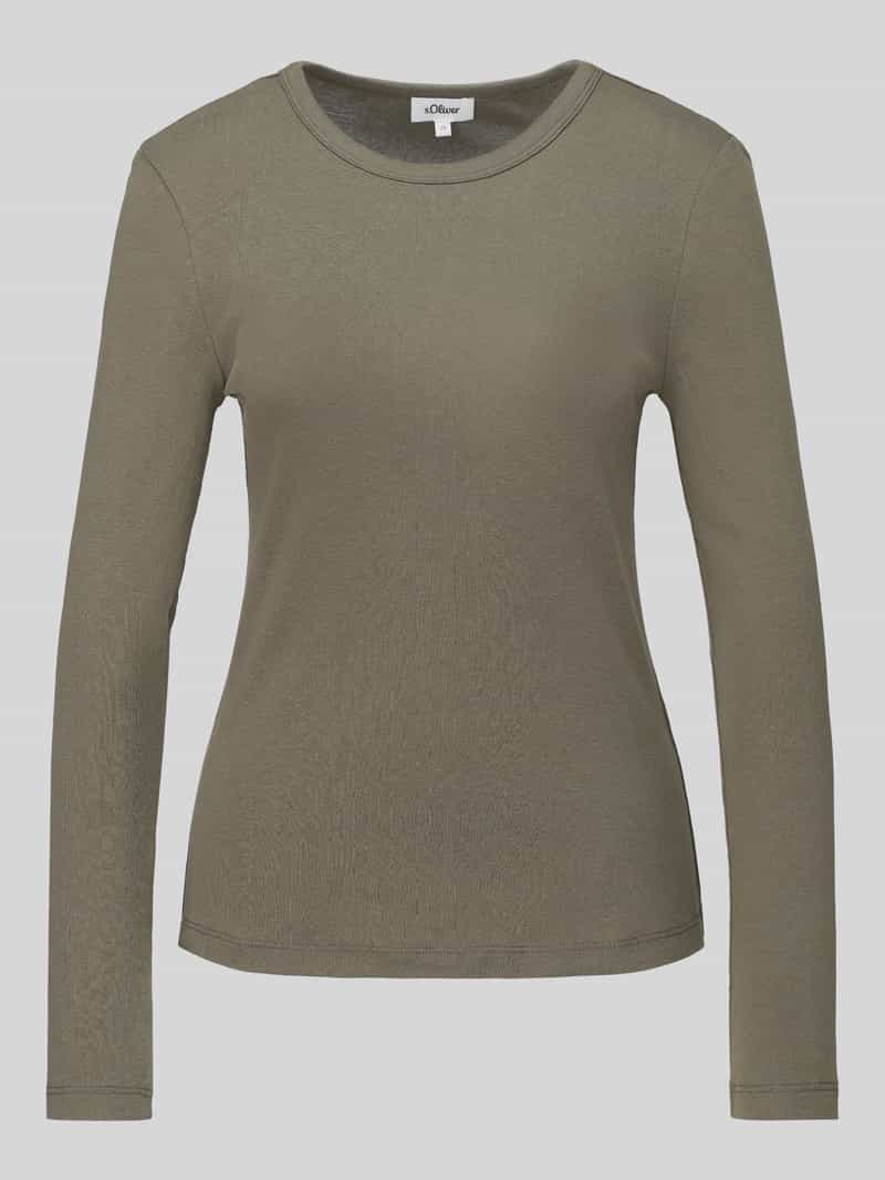 s.Oliver - female - T-shirt met lange mouwen in slim fit