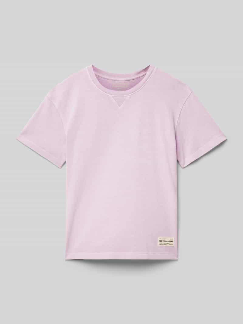 Tom Tailor Oversized T-shirt van katoen met ronde hals