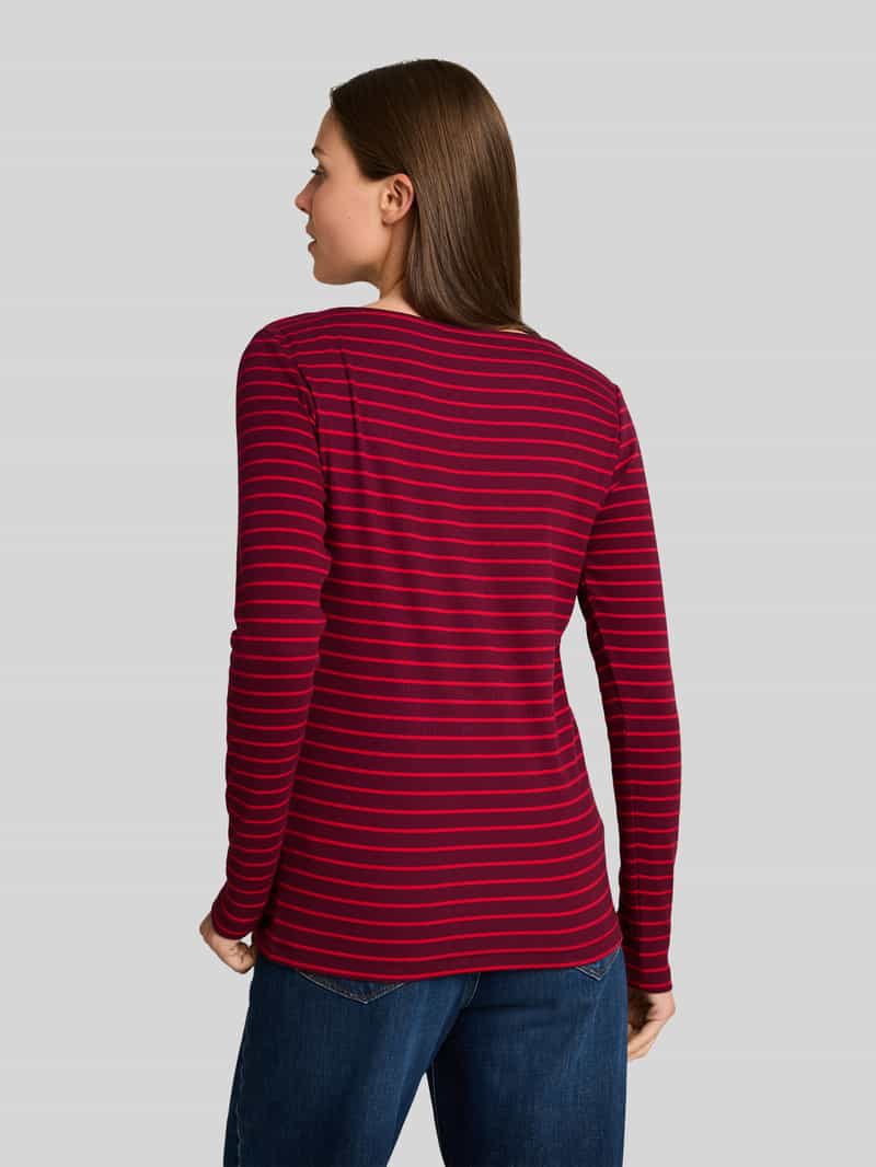 Tom Tailor Regular fit shirt met lange mouwen van katoenmix