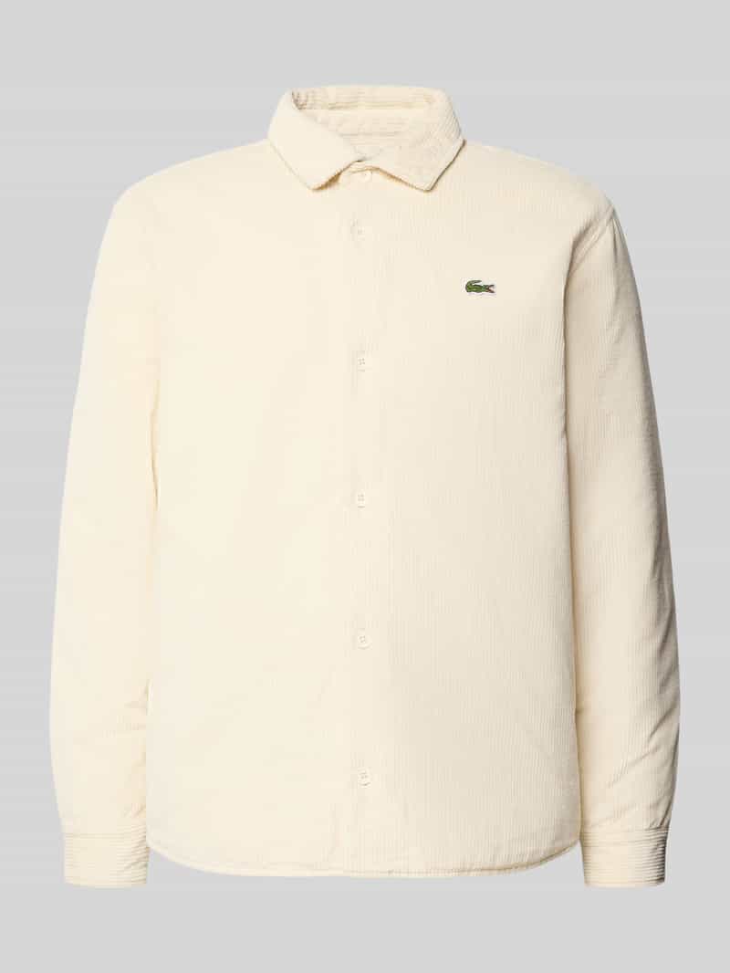 Lacoste Oversized overhemdjack in ribcordlook