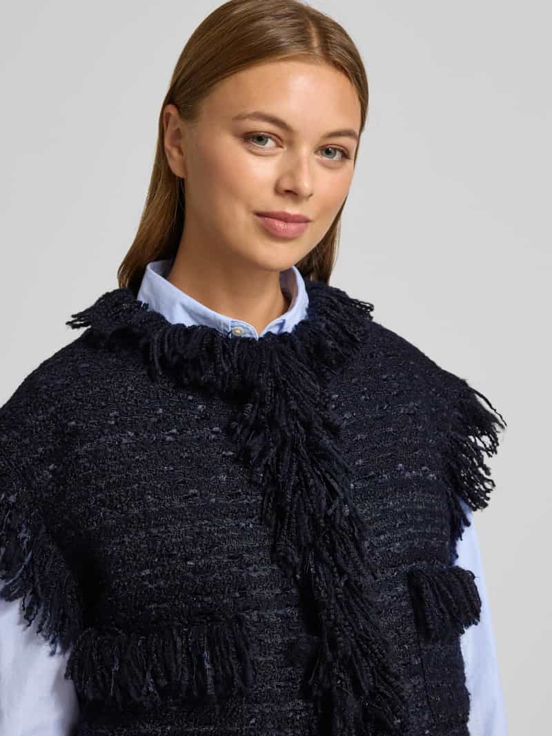 Essentiel Antwerp Comfort fit gilet met viscose model 'ISHANI-I1SA'