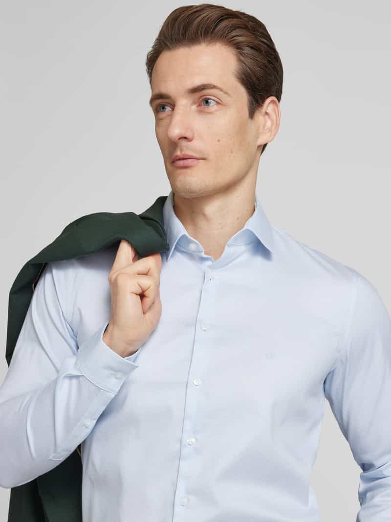 CK Calvin Klein Regular fit zakelijk overhemd met kentkraag model 'Bari'