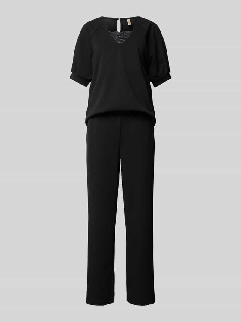 Soyaconcept Jumpsuit met kant en strass-steentjes model 'SIHAM'