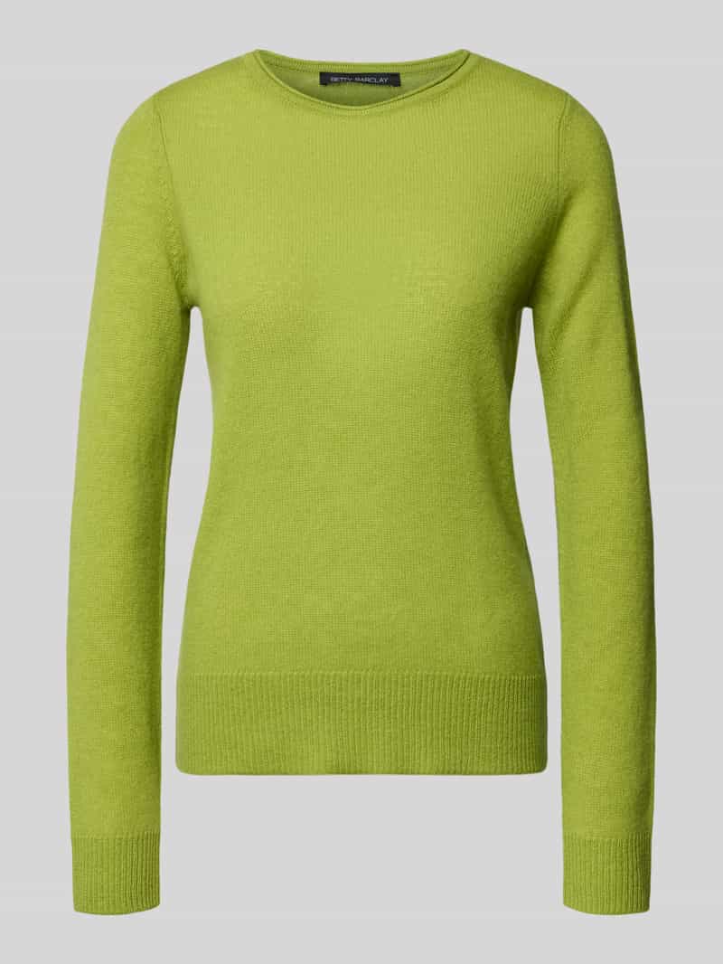 Betty Barclay Gebreide pullover van kasjmier met ronde hals