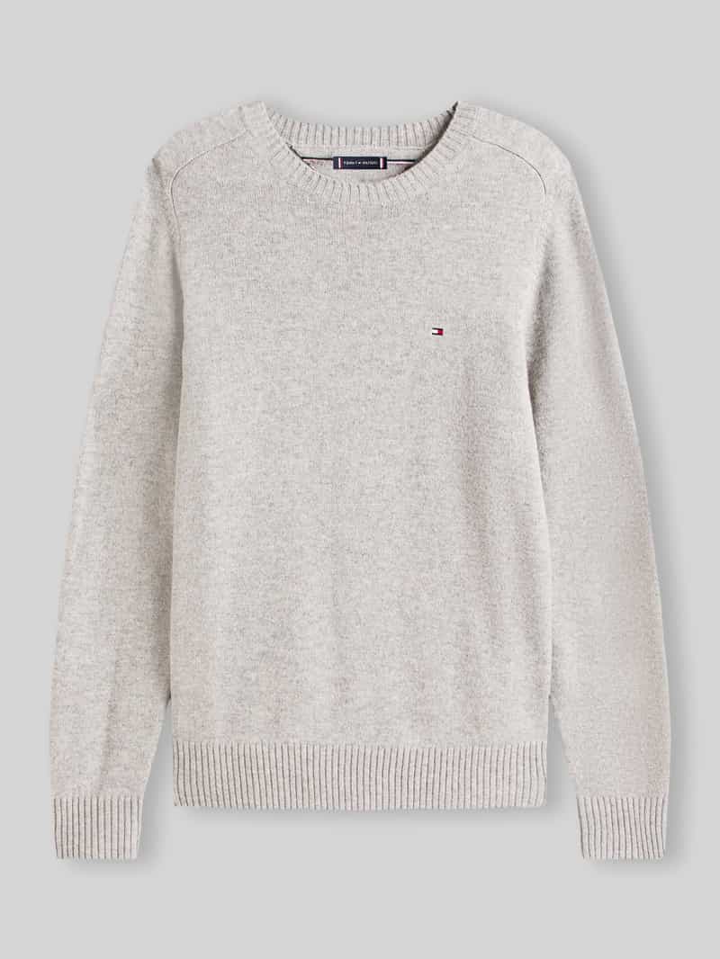 Regular fit pullover van lamswolmix