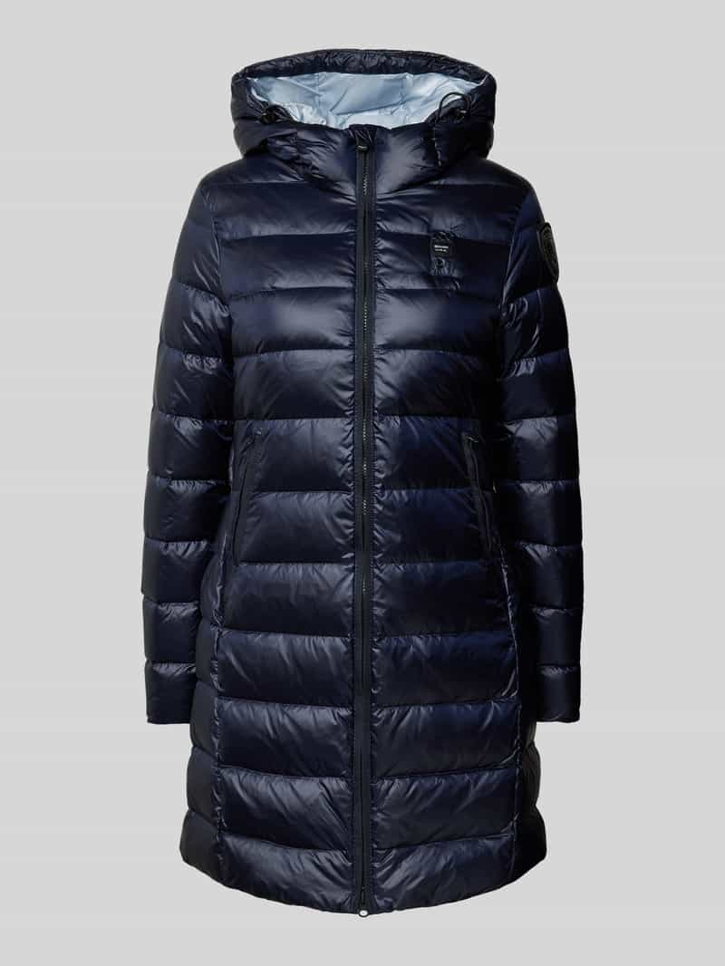 Blauer Usa Gewatteerd jack met labeldetail