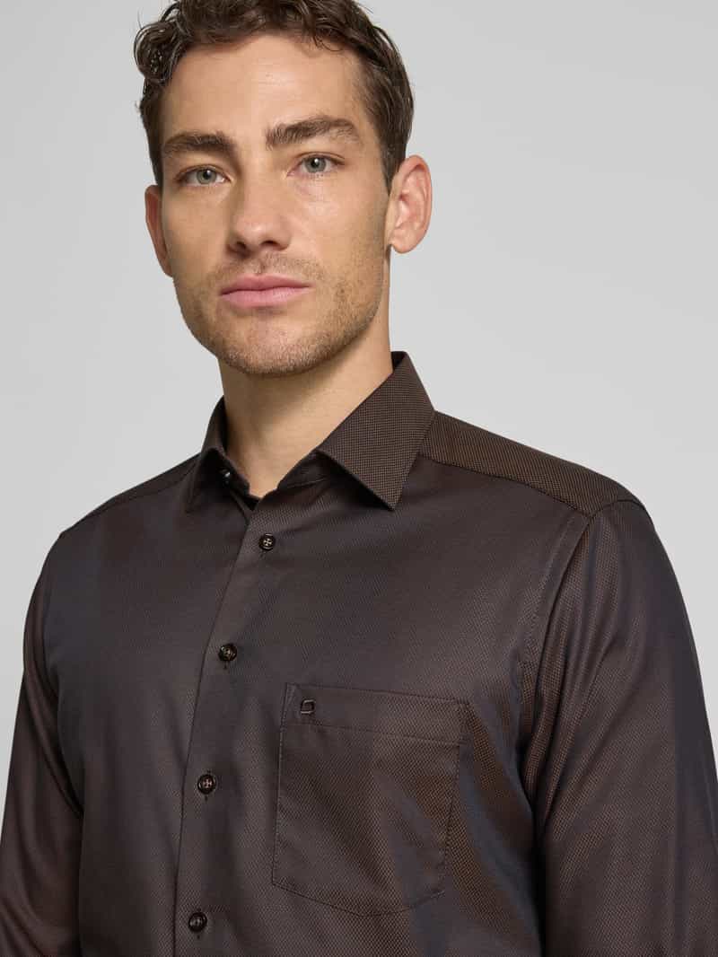 Olymp Modern fit zakelijk overhemd met kentkraag model 'NEW KENT'