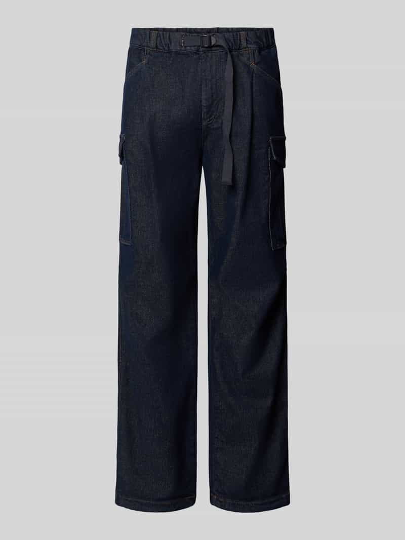 Armani Exchange straight fit jeans met cargozakken