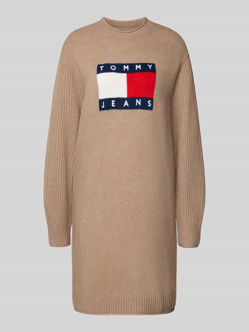 TOMMY JEANS Gebreide jurk TJW FLAG SWEATER DRESS EXT