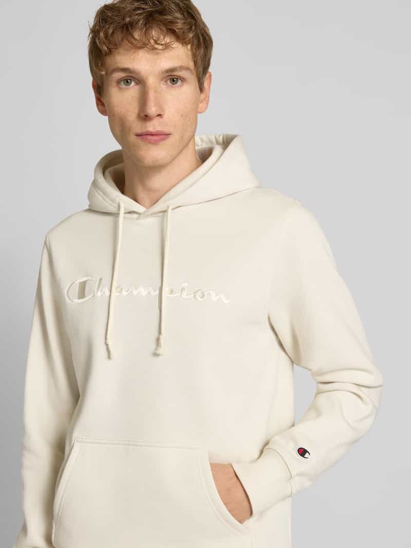 Champion Hoodie met labelstitching