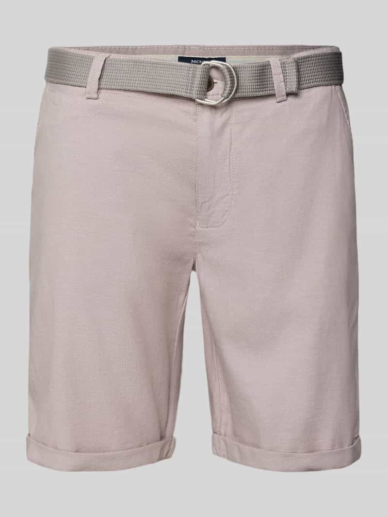 MCNEAL Korte slim fit chino met achterzakken