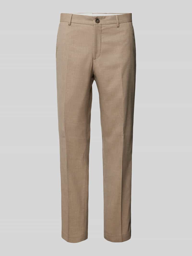 Slim fit pantalon met wol model 'NEIL'