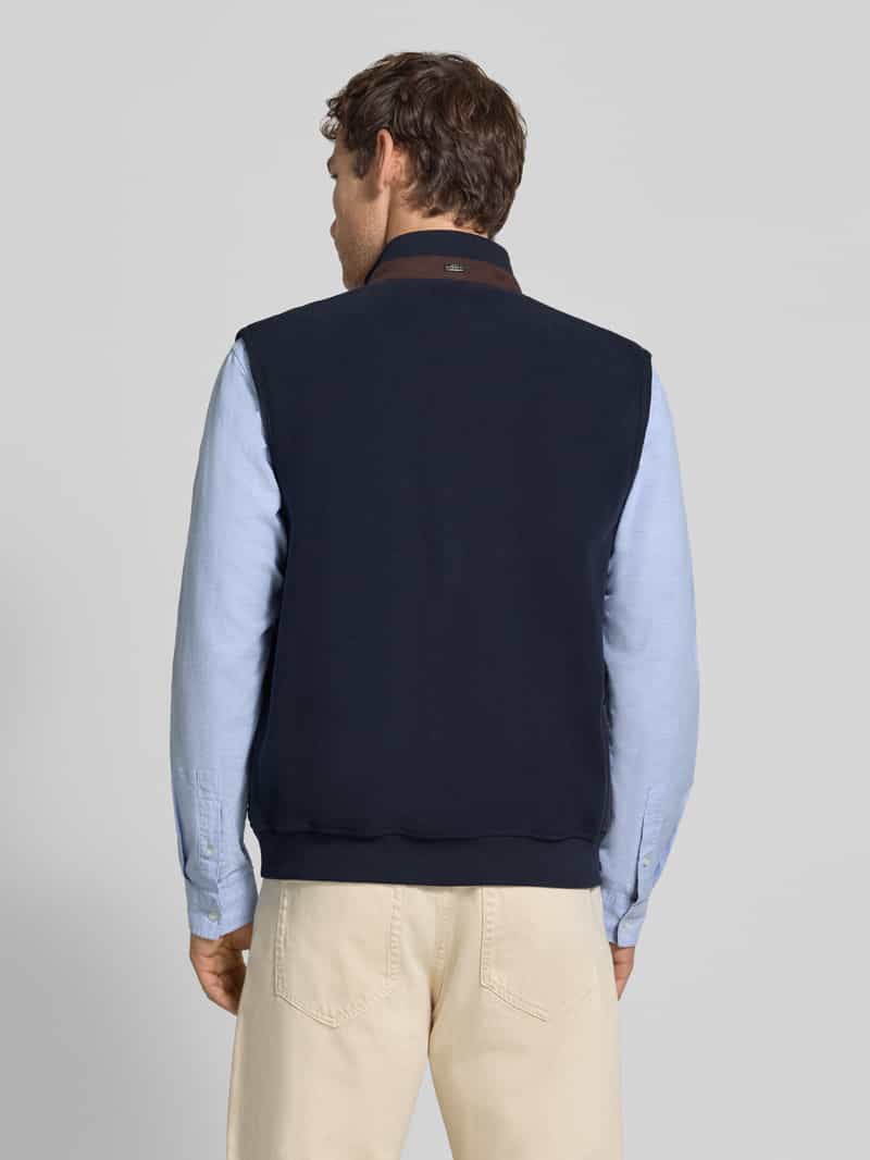 Bugatti Bodywarmer met opstaande kraag en steekzakken